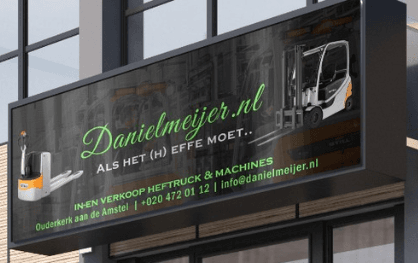 Daniel Meijer: gevelreclamebord